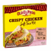 Old El Paso Crispy Chicken Soft Taco Kit, preservative-free, mild, 10 tacos, 370g package.