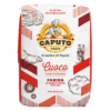 Caputo "00" flour package with baking illustrations and brand details from Napoli.