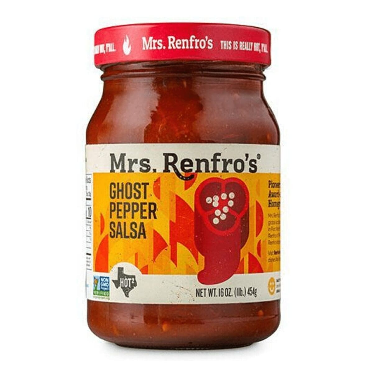 MRS RENFROS GHOST PEPPER SALSA SCARY HOT