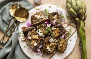 Mediterranean-Roasted-Artichoke-800x520