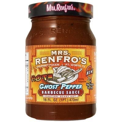 MRS RENFROS GHOST PEPPER BBQ SAUCE
