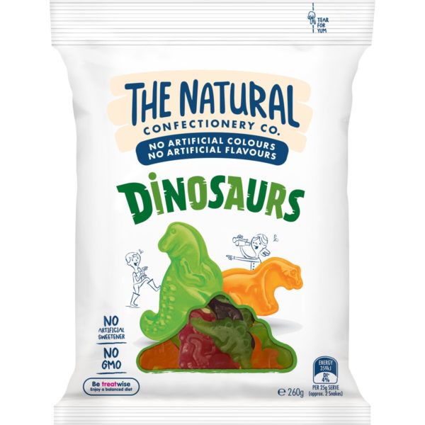 NATURAL CONFECTIONERY DINOSAURS