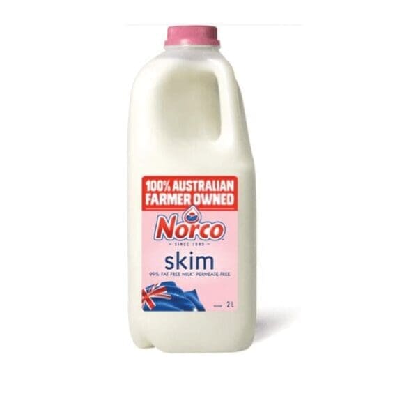 NORCO SKIM WHITE MILK 2 L