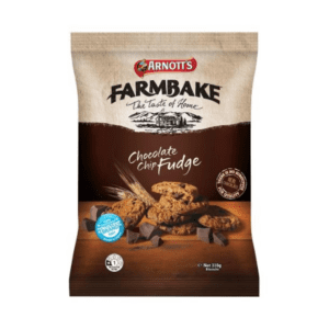 ARNOTTS FARMBAKE CHOCOLATE CHIP FUDGE COOKIES