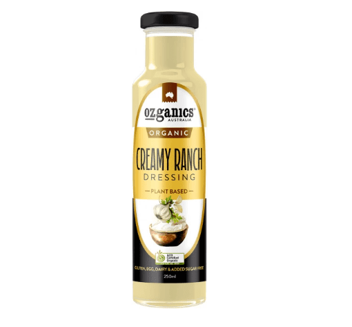 OZGANIC CREAMY RANCH DRESSING GLUTEN FREE