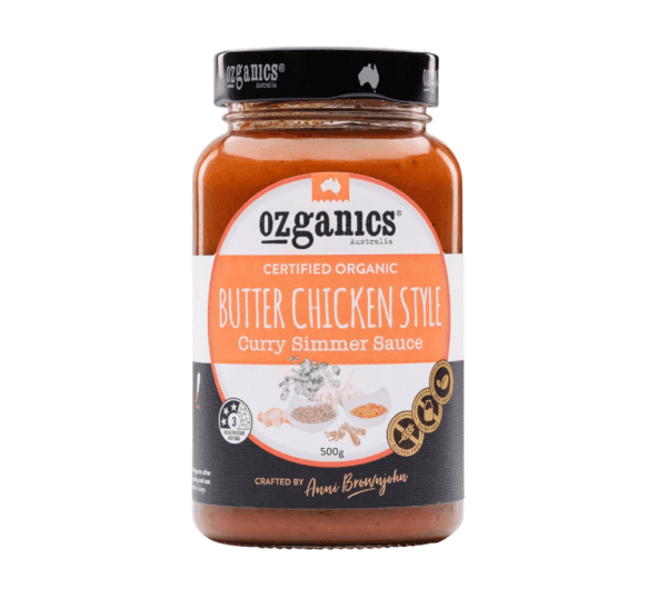 OZGANICS BUTTER CHICKEN CURRY SIMMER SAUCE