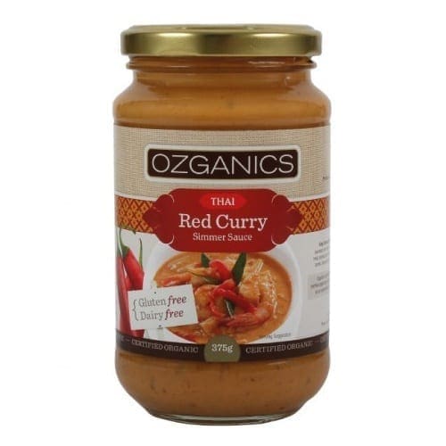 OZGANICS THAI RED CURRY SAUCE