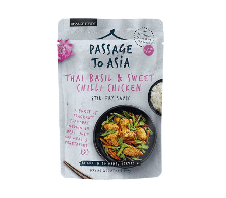 PASSAGE TO ASIA THAI BASIL & SWEET CHILLI CHICKEN STIR-FRY SAUCE