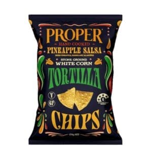 PROPER CRISPS PINEAPPLE SALSA TORTILLA CHIPS