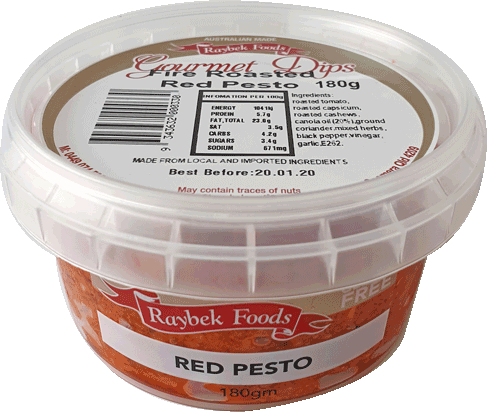 RAYBEK FIRE ROASTED RED PESTO
