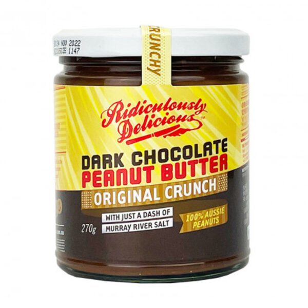 RIDICULOUSLY DELICIOUS DARK CHOC PEANUT BUTTER