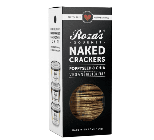 ROZAS NAKED CRACKERS CHIA LINSEED