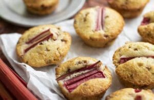 Rhubarb Cupcakes