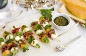 Rockmelon Prosciutto Skewers