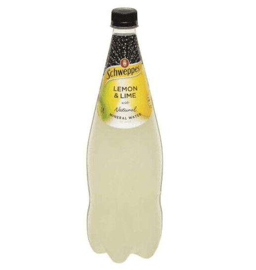 SCHWEPPES LEMON LIME MINERAL WATER