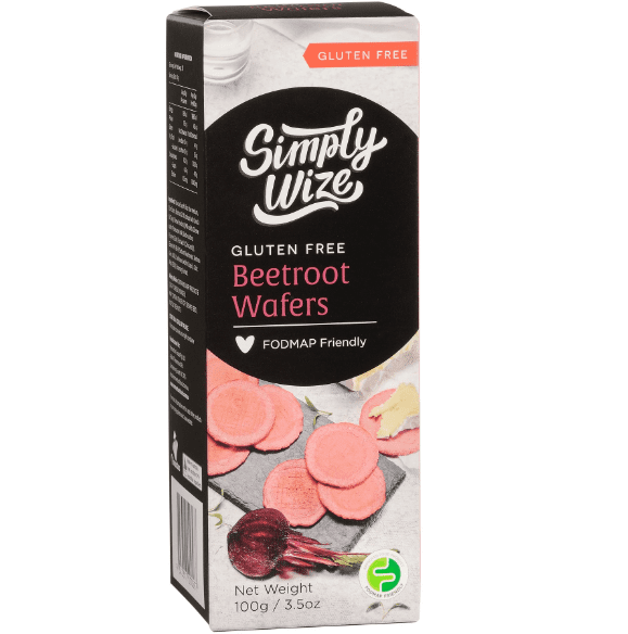 SIMPLY WIZE GLUTEN FREE BEETROOT WAFERS