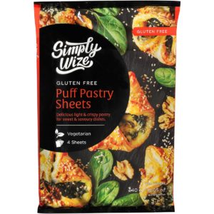 SIMPLY WIZE GLUTEN FREE PUFF PASTRY 4PKT