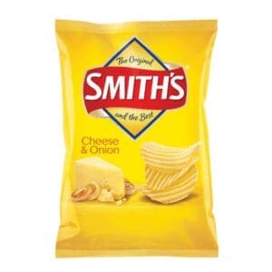 SMITHS CHIPS CRINKLES CHEESE & ONION