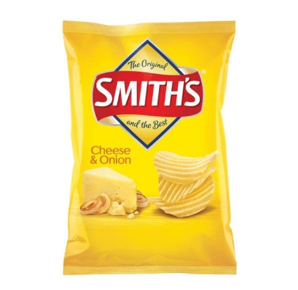 SMITHS CHIPS CRINKLES CHEESE & ONION