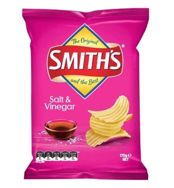 SMITHS CHIPS CRINKLES SALT AND VINEGAR