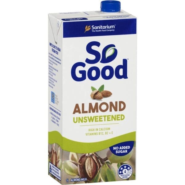 SO GOOD ALMOND MILK UNSWEETENED