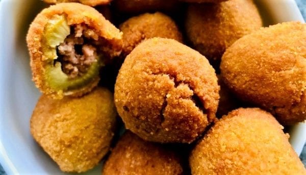 STUFFED OLIVES WITH MEAT