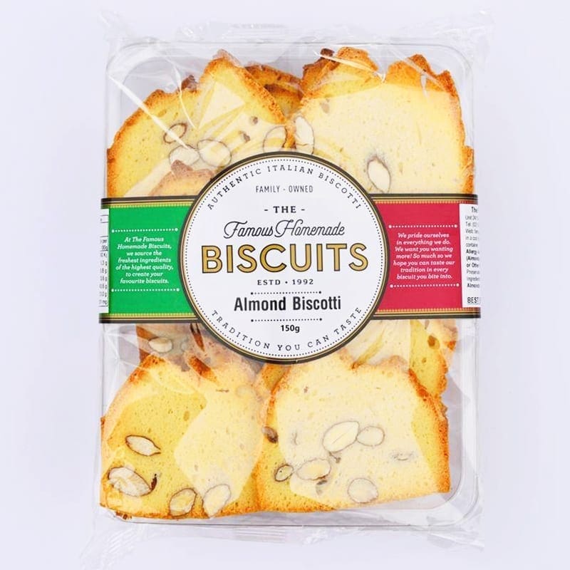THE FAMOUS HOMEMADE ALMOND BISCOTTI