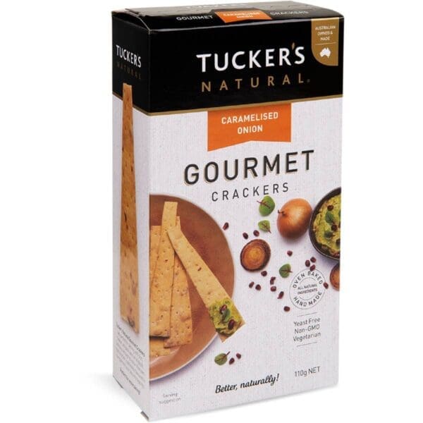 TUCKERS CRACKERS CARAMELISED ONION