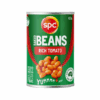 SPC Baked Beans Rich Tomato flavor can, green label, 425g, protein, fiber, Australian made.