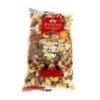 Aegean Mykonos Roasted Nut Mix 425g package with visible mixed nuts inside.