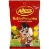Allen's Retro Party Mix candy package, red with fun cartoon, 190g, Australian made.