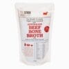500g package of Australian Beef Bone Broth by The Stock Merchant, gut health, 54g protein.