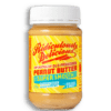 Jar of Ridiculously Delicious 100% Australian peanut butter, super smooth, 375g, Murray River salt.