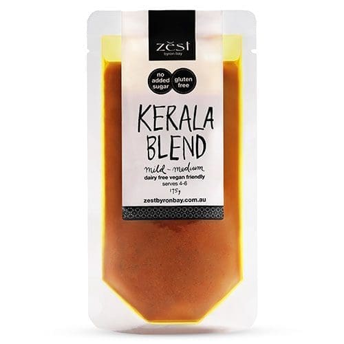 Zest Byron Bay Kerala Blend, mild-medium spice, vegan, gluten-free, 175g, serves 4-6.