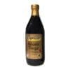 Dark bottle of Capriccio Balsamic Vinegar of Modena with gold label, 1 liter, grape images.