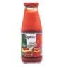 Capriccio Buon Appetito Passata bottle, Italian-style tomato sauce, 700g, red cap, flag label.