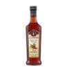 Colavita red wine vinegar bottle with gold label and black cap featuring grape images.