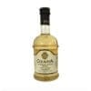Colavita White Italian Condiment bottle with clear glass, golden liquid, black cap, ornate design.