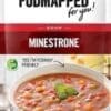 FODMAPPED minestrone soup package, gluten-free, no onion or garlic, 500g, FODMAP friendly.