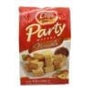 Red and white package of Gastone Lago Elledi Party Wafers, hazelnut flavor, 8.8oz (250g).