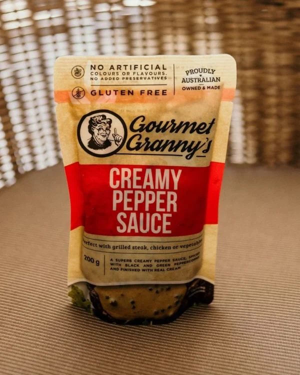 GOURMET GRANNYS CREAMY PEPPER SAUCE