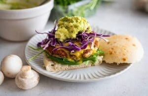 Chicken and Avocado Blended Burgers