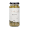 Jar of King Valley Fine Foods parsley and pistachio pesto, 250ml, vegan, gluten-free, FODMAP-friendly.