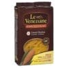 Le Veneziane gluten-free pasta package, made from corn, wheat, egg, lactose-free.
