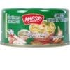 Green can labeled "MAESRI" with green curry paste, 114g, featuring curry images and text.