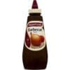 Bottle of MasterFoods Barbecue Sauce, 500ml, with onion and tomatoes on label. Made in Australia.