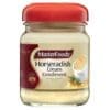 A 175g jar of MasterFoods Horseradish Cream Condiment with nutritional details and red lid.