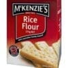 McKenzie's Rice Flour box, 375g, gluten-free, 100% Australian family-owned.