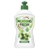 Cussons Morning Fresh dishwashing liquid, 400ml, white bottle, green cap, superior grease power.