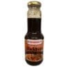 Pandaroo Blackbean Stir-fry Sauce, 250ml bottle with gold cap and vegetable image.